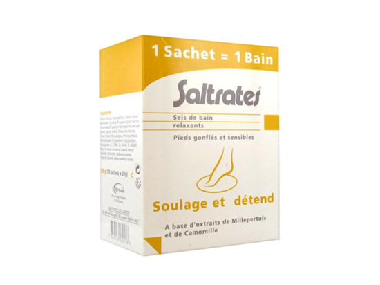 Sodia Saltrates sels de bain relaxant - 10 sachets