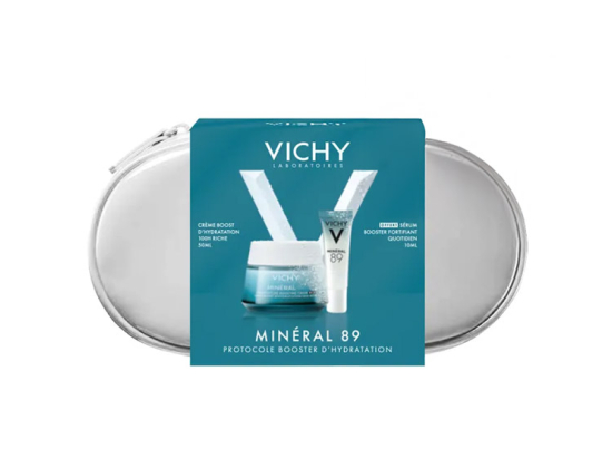 Coffret Mineral 89 - Crème Boost Hydratation + Sérum Boost Fortifiant OFFERT - 50+10ml