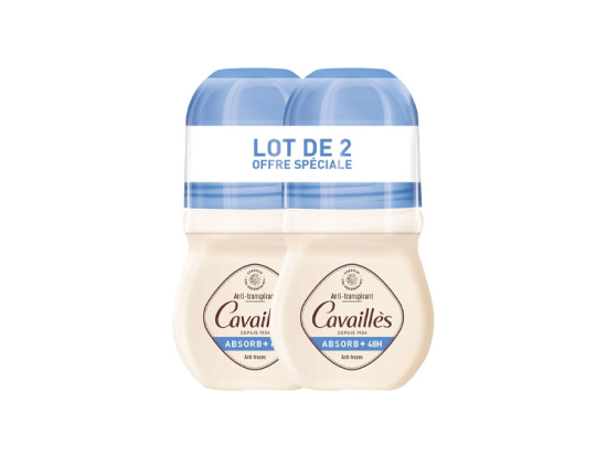 Déodorant Anti-Transpirant Absorb+ 48h Roll-on - 2 x 50 ml