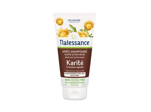 Natessance Après-shampooing baume ultra-riche Karité & Kératine végétale - 150ml