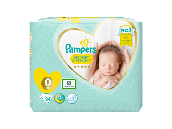 Pampers New Baby premium protection - 24 Couches Taille 0