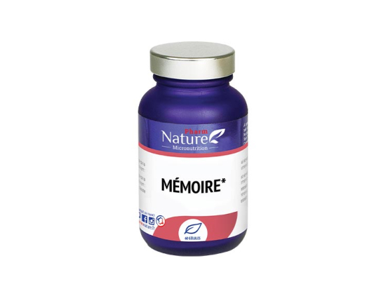 Pharm Nature Micronutrition Mémoire - 60 gélules