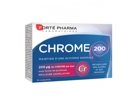 Forté Pharma Chrome 200 - 30 comprimés