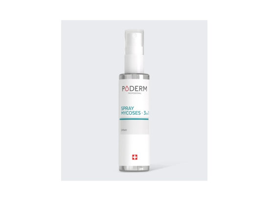 Poderm Spray Mycoses 3-en-1 pieds, ongles et chaussures - 50ml