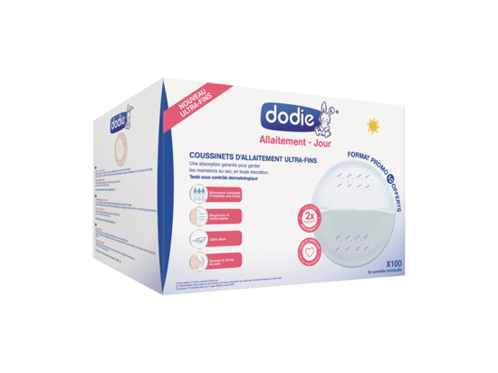 Dodie Coussinets d'allaitement ultra-fins Jour - x100