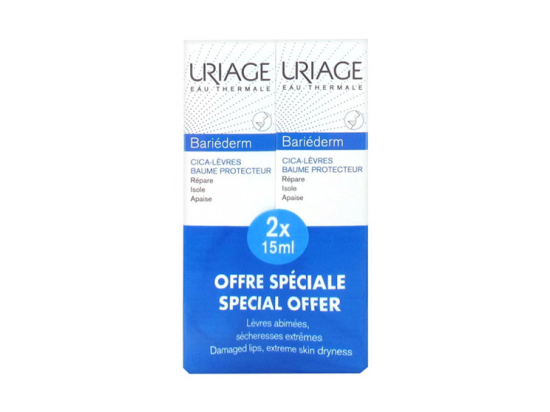 Uriage Bariéderm Baume cica-lèvres - 2X15ml