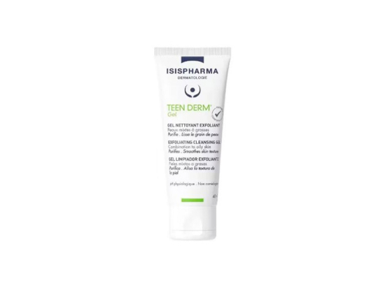 Teen Derm Gel Nettoyant Exfoliant- 40ml