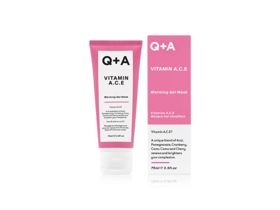 Q+A Skincare Vitamin A.C.E. Warming Gel Mask - 75ml
