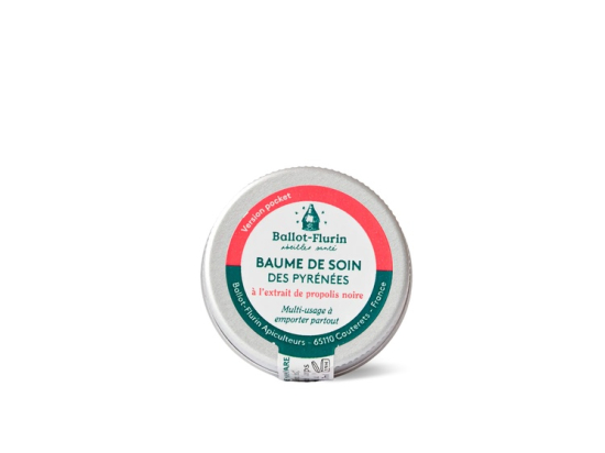 Ballot-Flurin Baume de soin des Pyrénées à la propolis noire format pocket - 10ml