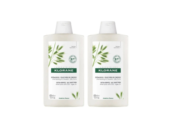 Klorane Shampoing à l'Avoine - 2 x 400ml