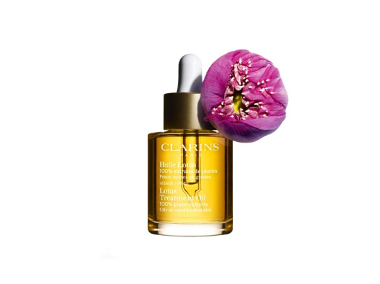 Clarins Huile visage Lotus peaux mixtes ou grasses - 30 ml