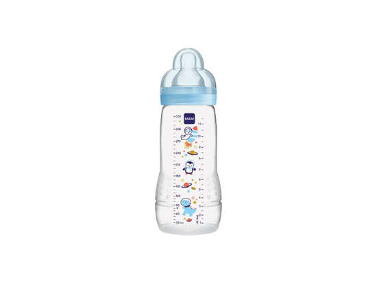 Easy Active Biberon 2e Age 330ml - Bleu Transparent - x1