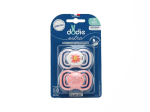 Sucettes anatomiques 6m Motif Nature Rose - x2