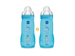 Easy Start Biberon Active 2ème âge Garçons - 2x330ml