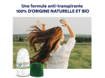 Etiaxil Anti-transpirant Végétal 48h BIO parfum thé vert - 2x50ml