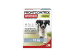 FrontControl Wormer Vermifuge pour Petits Chiens - 2 comprimés