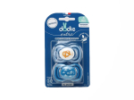 Sucettes anatomiques 6m Motif Nature Bleu - x2