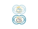 Perfect nuit Sucettes animaux 18 mois et + - lot de 2