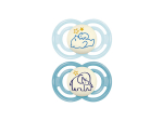 Perfect Nuit Sucettes Symétriques Animaux 6 mois et plus - 2 sucettes