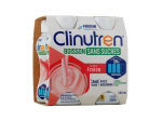 Clinutren Boisson sans sucres saveur fraise - 4x200ml