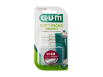 GUM Soft-Picks Original 634 Bâtonnets interdentaires fluorés Taille Large - 50 Bâtonnets