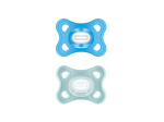 MAM Comfort Sucettes en Silicone Bleu 2-6 mois - 2 sucettes