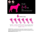 Tri-Act Chien XS - Pipettes anti-puces pour chien de 2 à 5 kg - 6 pipettes de 0,5ml