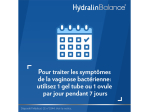 HydralinBalance Vaginose Bactérienne - 7 ovules avec applicateur