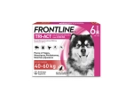 Tri-Act Chien XL - Pipettes anti-puces pour chien de 40 à 60 kg - 6 pipettes 6ml