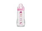 Mam Easy active 2ème âge Biberon Conte de fée Rose - 330ml