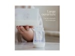 Lansinoh Sachets de conservation de lait maternel en silicone - x5