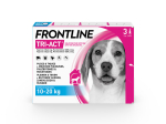 Tri-Act Chien M - Pipettes anti-puces pour chien de 10 à 20 kg - 3 pipettes de 2ml
