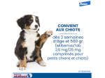 MilbemaxTab Petits chiens et chiots de 0,5 à 10kg - 2 comprimés
