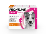Tri-Act Chien S - Pipettes anti-puces pour chien de 5 à 10 kg - 6 pipettes de 1ml