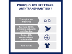 Etiaxil Anti-transpirant Végétal 48h BIO parfum thé vert - 2x50ml