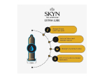 Manix Skyn Extra Lubrifié Non latex condoms - 10 condoms