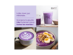EAFIT Minceur 360 complément alimentaire en poudre Ubé Kombucha goût pêche