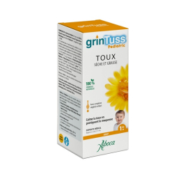 Aboca Grintuss Pediatric Sirop toux sèche et grasse dès 1 an - 128g