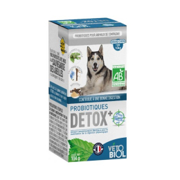 Vétobiol Probiotiques Détox+ Grand Chien - 104g