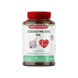 Superdiet Coenzyme Q10 Ail - 180 gélules