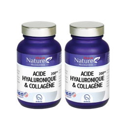 Pharm Nature Micronutrition Acide hyaluronique et Collagène - 2x60 gélules