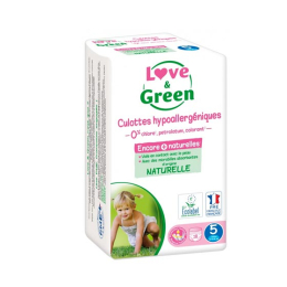 Love & Green Couches Culottes Ecologiques Taille 5 - 18 culottes