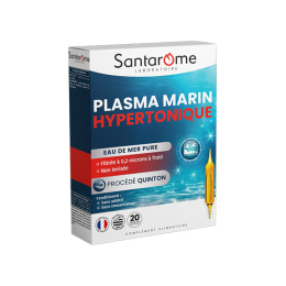 Plasma Marin Hypertonique Eau de Quinton - 20 ampoules