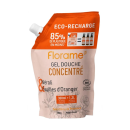 Florame Gel Douche concentré Néroli & Feuilles d'oranger BIO - 300ml