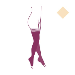 Varisma Nuances Bas Autofix de compression pieds ouverts Classe 2 Nuance n°1 Intense - Taille 2+ normal