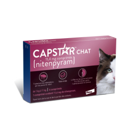 Capstar 11.4mg chats - 6 comprimés