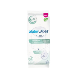 WaterWipes Sensitive+ lingettes toilette intime format XL - 30 unités
