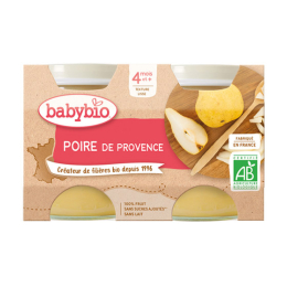 Babybio Petits pots Poire de provence BIO - 2x130g