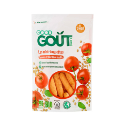 Good Goût Gressin BIO Mini-baguettes à la tomate et au basilic - 70 g