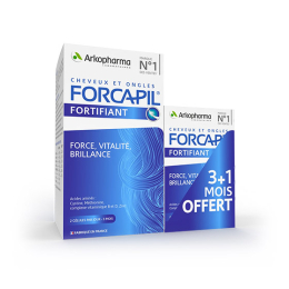 Arkopharma Forcapil Cheveux et ongles Formule fortifiante - 180 + 60 gélules
